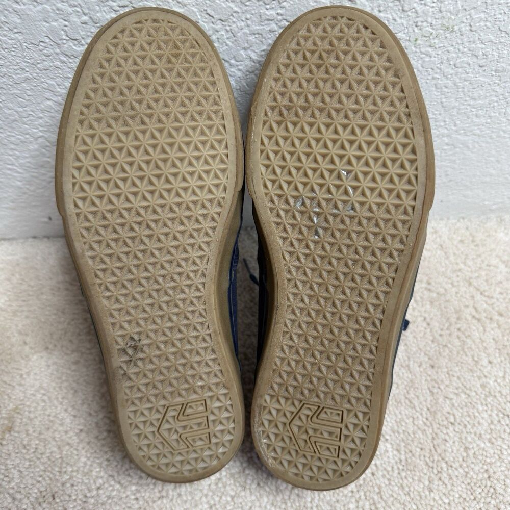Etnies Skater Blue Low Top Lace Up Skateboarding Casual Shoes Size 8 - Picture 8 of 9